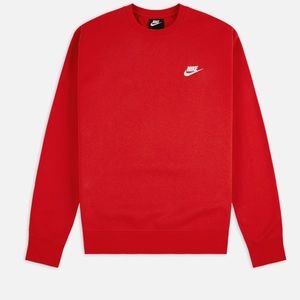 Red Nike crew neck ❤️